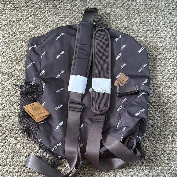 PINK Victoria's Secret Gray Convertible Campus Duffel Bag - Picture 2 of 6